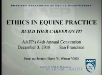 Ethics in Equine Practice: Build Your Career on It! icon