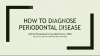 How to Diagnose Periodontal Disease icon