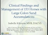 Clinical Findings and Management of 153 Horses With Large Colon Sand Accumulations  icon