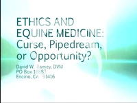 Ethics and Equine Medicine: Curse, Pipedream, or Opportunity? icon