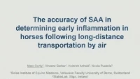 The Accuracy of SAA in Determining Early Inflammation in Horses Following Long-Distance Transportation by Air  icon