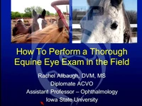 How to Perform a Thorough Equine Eye Exam in the Field icon