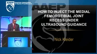 How to Inject the Medial Femorotibial Joint Recess Under Ultrasound Guidance icon