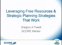 Leveraging Free Resources and Strategic Planning That Work icon