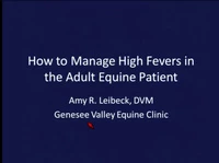 How to Manage High Fevers in the Adult Equine Patient icon