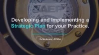 Developing and Implementing a Strategic Plan for Your Practice icon