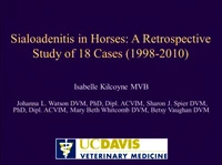 Sialoadentitis in Horses: Retrospective Study of 18 Cases: (1998-2010) icon