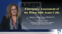 Emergency Assessment of the Horse with Acute Colic icon