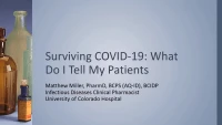 Surviving COVID-19: What Do I Tell My Patients? icon