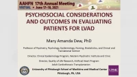 Psychosocial Considerations and Outcomes in Evaluating Patients for LVAD icon
