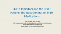 SGLT2-Inhibitors and the HFrEF Patient: The Next Generation in HF Medications icon
