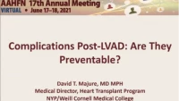 NP/VAD: Complications Post LVAD: Are They Preventable? icon
