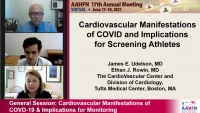 General Session: Cardiovascular Manifestations of COVD-19 & Implications for Monitoring icon