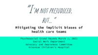 Social Worker: I’m Not Prejudiced, But…Mitigating the Implicit Biases of HF Teams icon