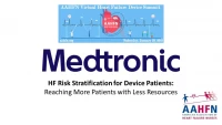 Medtronic Industry Presentation: HF Risk Stratification for Device Patients: Reaching More Patients with Less Resources icon