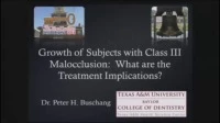 2013 Annual Session - Growth of Class III Patients: How Should it Affect Treatment? / Tough Class III Malocclusions Made Easy icon