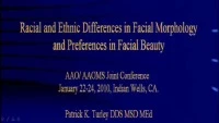 2010 Interdisciplinary Meeting - Racial and Ethnic Differences in Facial Morphology and Preferences in Facial Beauty / Arch Form and Buccal Corridors icon