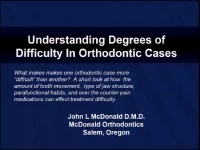 2014 Annual Session - Understanding Degrees of Difficulty In Orthodontic Cases icon