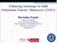2014 AAO Winter Conf - Enhancing Anchorage in Adult Orthodontic Patients: Miniscrew (TAD’s)  / Restorative/Prosthodontic Implants icon