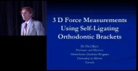 2009 Annual Session - 3-D Orthodontic Force Measurements Using Self-ligating Orthodontic Brackets icon