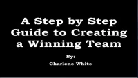 2010 AAO Webinar - A Step by Step Guide to Developing a Winning Team icon