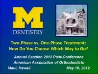 2012 Annual Session - Two-phase vs. One-phase Treatment: How do You Choose Which Way to Go? icon