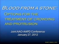 2012 Joint AAO-AAPD Conference -  Blood From a Stone: Options for the Treatment of Crowding and Protrusion/Space Management in the Mixed Dentition -  CE Credits 1.5 icon