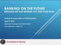 2015 Webinar – Banking on the Future - Bridging the Gap Between You and Your Bank  icon