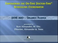 2016 AAO Annual Session - Empowering the "On-Time, Doctor-Time" Scheduling Coordinator icon