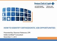 2015 AAO Webinar - How to Identify Orthodontic Job Opportunities icon