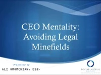 2015 Webinar – CEO Mentality: Avoiding Legal Minefields icon