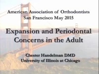 2015 AAO Annual Session - Expansion and Periodontal Concerns in Adults / Clinical and Biologic Considerations on MARPE (Mini-screw Assisted Rapid Palatal Expansion)  icon