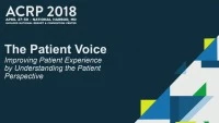 The Patient Voice: Improving Patient Experience by Understanding Patient Perspective icon