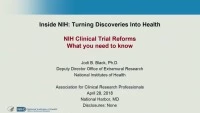 Signature Series: Inside NIH: Turning Discovery Into Health icon