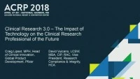 Clinical Research 3.0 - The Impact of Technology on the CR Professional of the Future icon