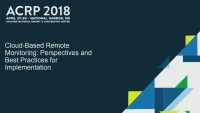Cloud-Based Remote Monitoring: Perspectives and Best Practices for Implementation icon