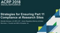 Strategies for Ensuring Part 11 Compliance at Research Sites icon