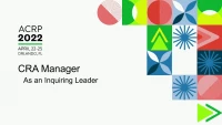 CRA Manager Role as an Inquiring Leader icon