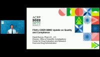 FDAs CDER BIMO Update on Quality and Compliance icon