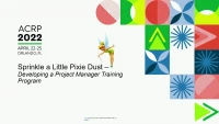 Sprinkle a Little Pixie Dust – Developing a Project Manager Training Program icon