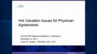 Hot Valuation Issues for Physician Agreements icon