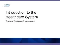 Introduction to the Health Care Insurance System: Types of T Employer Arrangements icon