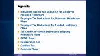 ACA Tax Planning Basics: Exclusions, Deductions, 125 Plans, Credit for Small Business, PCORI, Reinsurance Fee, Cadillac Tax icon