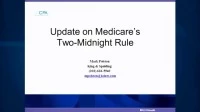 Inpatient/Outpatient? An Enforcement Update on Medicare's Two Midnight Rule icon