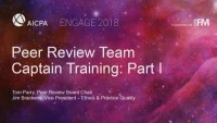 Peer Review Team Captain Training: Part I icon