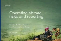 Operating Abroad - Risks and Reporting icon