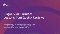 Single Audit Failures: Lessons From Quality Reviews icon