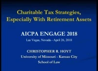Charitable Tax Strategies, Especially With Retirement Accounts icon