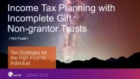 Using Trusts to Achieve Significant Personal Income Tax Deductions, Deferrals & Legal Income Tax Avoidance icon