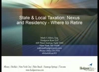State & Local Taxation:  Where to Retire and/or Avoid the New Federal SALT Deduction Limitations icon